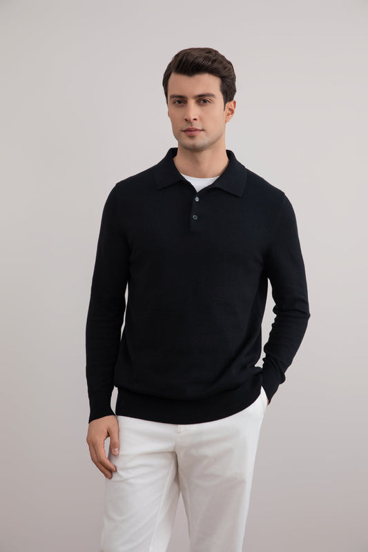 Black Classic Polo Shirt